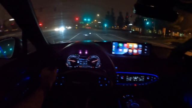2022 Genesis GV70 3.5T Sport Prestige POV Foggy Night Drive (3D Audio)(ASMR) смотреть онлайн