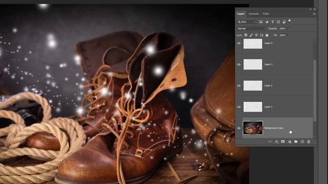 Sparkle Effect - Photoshop tutorial смотреть онлайн