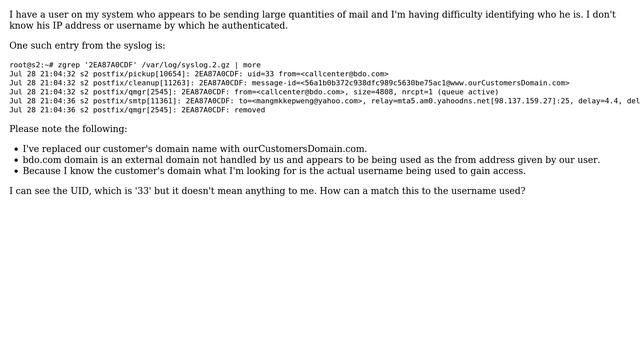DevOps & SysAdmins: How to identify mail user from Syslog and mail.log? смотреть онлайн
