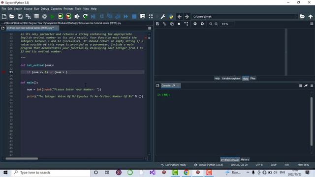 Python Exercise Tutorial Series | Exercise 45 смотреть онлайн