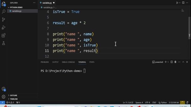 how to declare variable in Python | Python | Python Programing смотреть онлайн