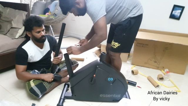 How to assemble domyos essential bike|how to install domyos |vlog 29 смотреть онлайн