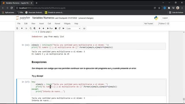 Errores y Excepciones como tratarlos en Python - Try, Catch y Finally - Curso Python 2022 смотреть онлайн
