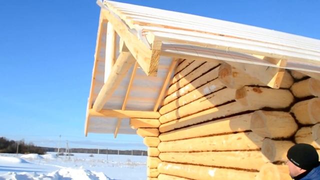 Строительство рубленой бани #1 смотреть онлайн