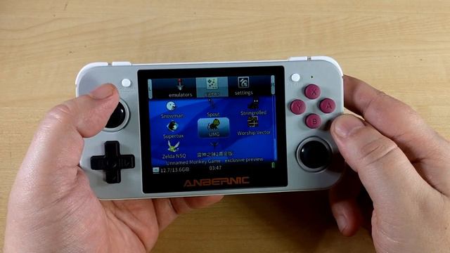 Anbernic Retro Game 350 (RG350) unboxing and demo with 15% discount code when ordering! смотреть онлайн