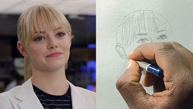 how to draw a portrait using Loomis method /drawing step by step #onepenciltutorial смотреть онлайн