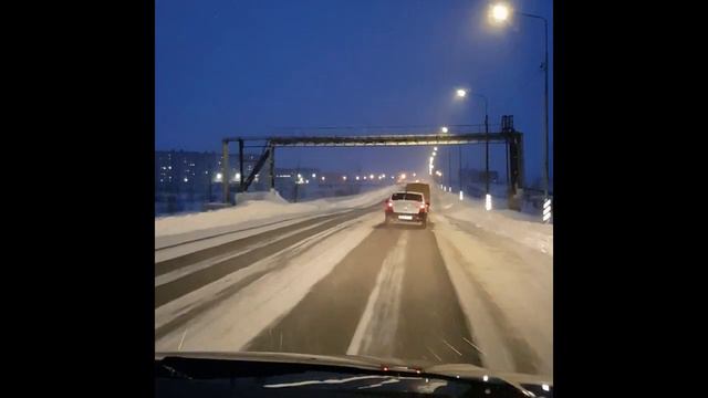Дорога Норильск-Оганер 28.12.2019г. на уаз патриот. смотреть онлайн