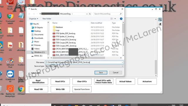 McLaren Diagnostic Tool full demonstration clearing all DTCs on McLaren 570S смотреть онлайн