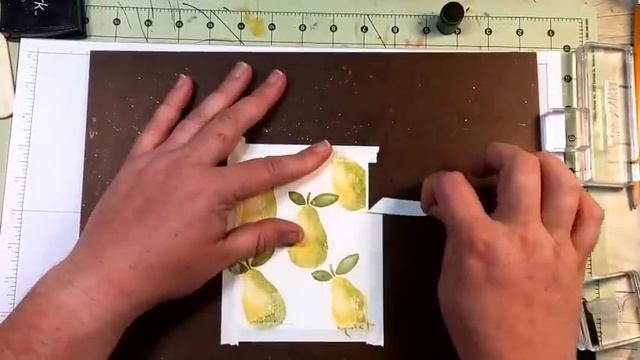 Watercolor Pear Thank You Card Video Tutorial смотреть онлайн