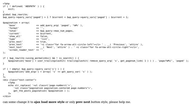 Wordpress: ajax load more instead of pagination смотреть онлайн