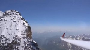 Мечта Летать: Набор в динамике выше Маттерхорна