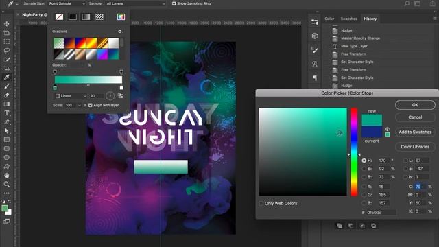 Tutorial Video - How to create Minimal Party flyer template in Photoshop смотреть онлайн