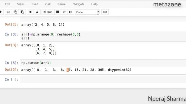 Unit 50 numpy cumsum смотреть онлайн
