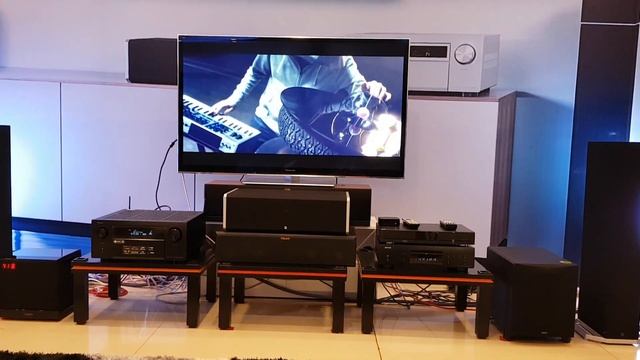 Test 5.1 Definitives system vs Denon DBT 3313 UD for both music and home theather смотреть онлайн