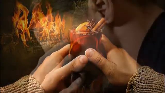 У КАМИНА- песня на стихи В.Непейцева смотреть онлайн