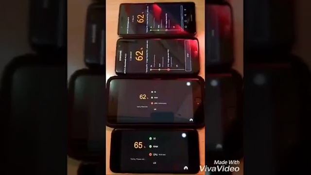 Antutu Benchmark Test | iPhone 7 vs iPhone 6s+ vs Samsung S7 Edge vs Huawei P9 смотреть онлайн