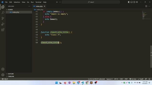 PHP Class Three | 6M смотреть онлайн