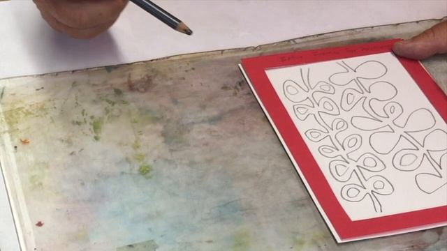 SEE draw print - online trace monoprint class смотреть онлайн