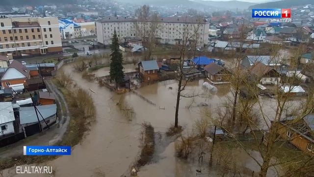 37 домовладений подтоплено в результате паводка в Горно-Алтайске