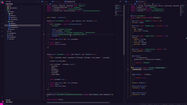 Node-Rest-Api #6 - Query relationship data from customer and transaction смотреть онлайн