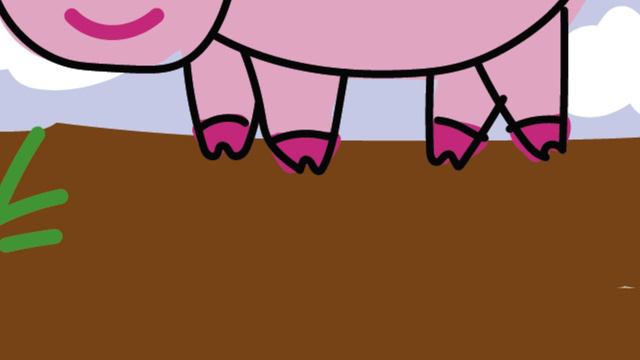 Рисуем свинку детям часть 72 смотреть онлайн