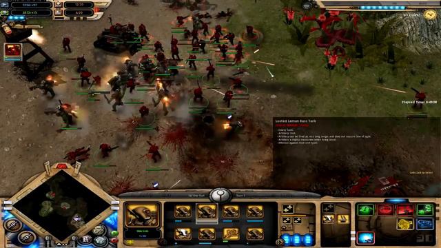 W40K Dawn of War - Soulstorm: Campaign [STRONGHOLD #8 Part 4] [Tau V Orks] смотреть онлайн