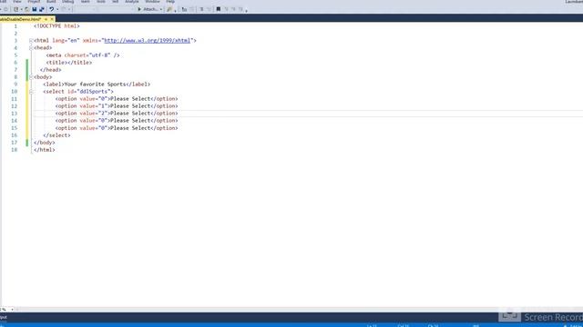 Enable Disable TextBox on DropDownList change/Selection using JavaScript and jQuery смотреть онлайн