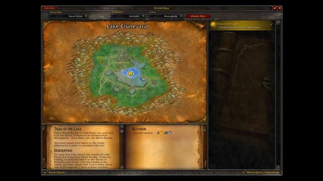 Trial Of The Lake WoW Quest Druid
