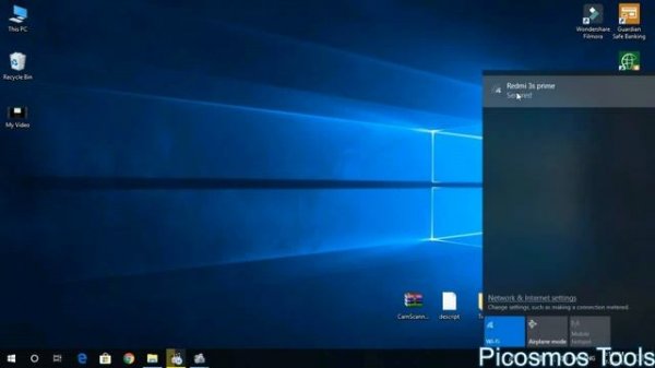 Connect PC (not support MIRACAST) to LED TV