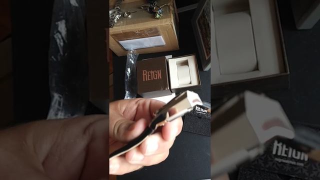 Reign Asher automatic semi skeleton watch смотреть онлайн