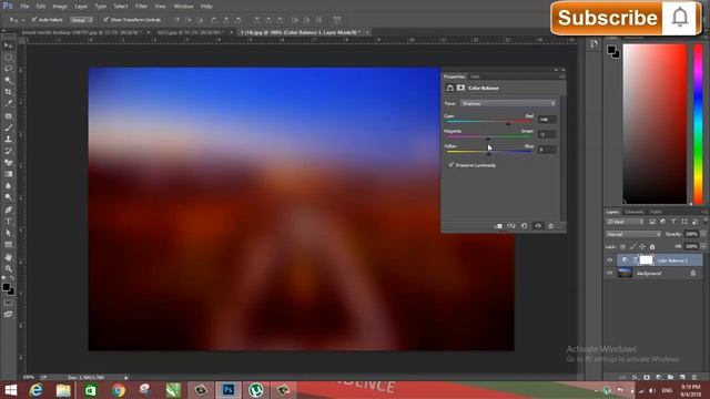 How To Design Abstract Background with a few steps Photoshop CC 2014 смотреть онлайн