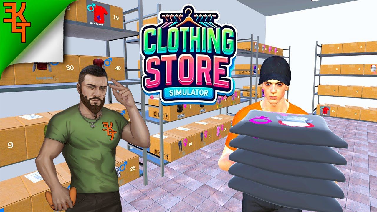НАВОДИМ ПОРЯДОК НА СКЛАДЕ! CLOTHING STORE SIMULATOR #5 смотреть онлайн