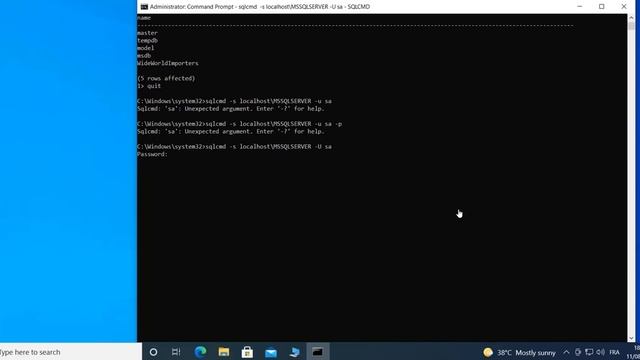 Connect to SQL Server with SQLCMD смотреть онлайн