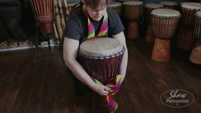 How to Tie a Djembe Drum Strap смотреть онлайн