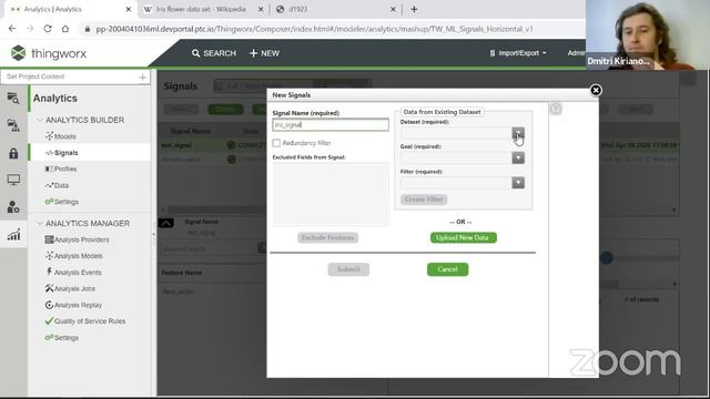 PTC Thingworx Analytics Builder смотреть онлайн