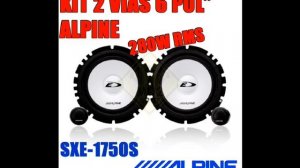 Auto-Falante Alpine SXE-1750s