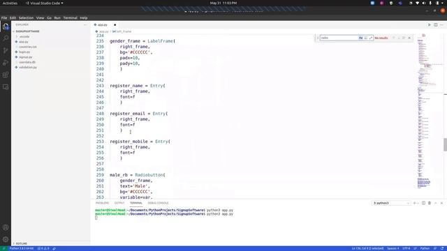 Registration form in Python using Tkinter | Login page in Python Tkinter with database SQLite3 смотреть онлайн