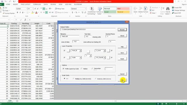 excel to autocad смотреть онлайн