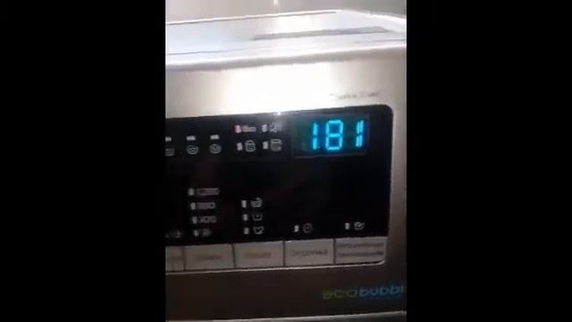 Samsung Ww7jm4210hs тестовый режим