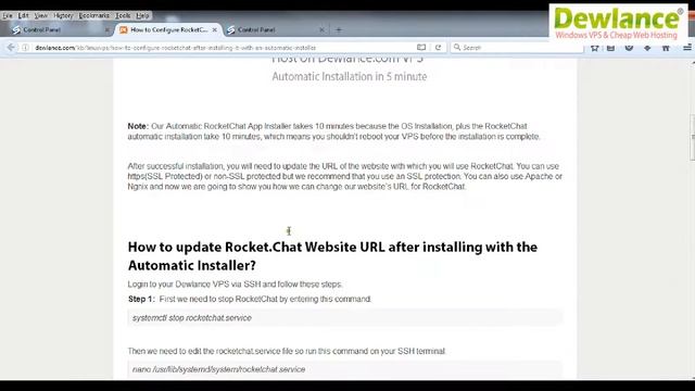 How to Automatically Install & Configure RocketChat using Dewlance смотреть онлайн