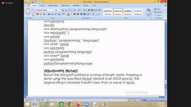python class (18-08-2022) part -2 смотреть онлайн