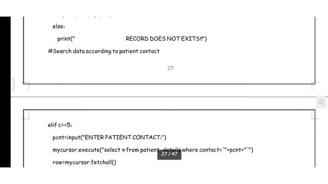 Class 12 Computer (python) practical file "Hospital management system" смотреть онлайн