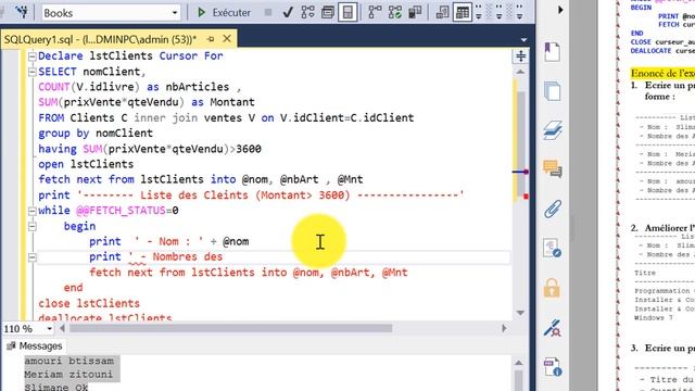 #13: Microsoft SQL SERVER 2017 | Transact SQL | Les Curseurs / Cursors | برمجة قواعد البيانات смотреть онлайн