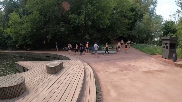 Все на спорт-Бег в Парке Горького,Нескучный сад,Будда Гришна бег Воробьёвы горы смотреть онлайн