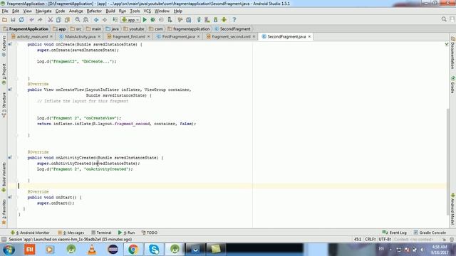 Fragment Lifecycle Android Studio In Hindi #3 смотреть онлайн