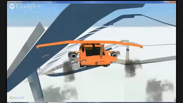 Бешаный самалёт в BeamNG DRIVE смотреть онлайн