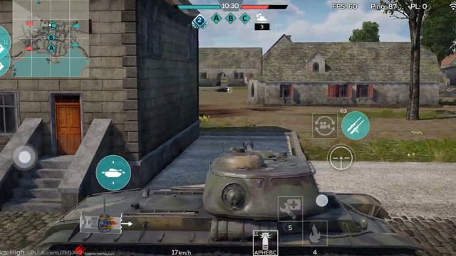War Thunder mobile: KV-122 gameplay смотреть онлайн