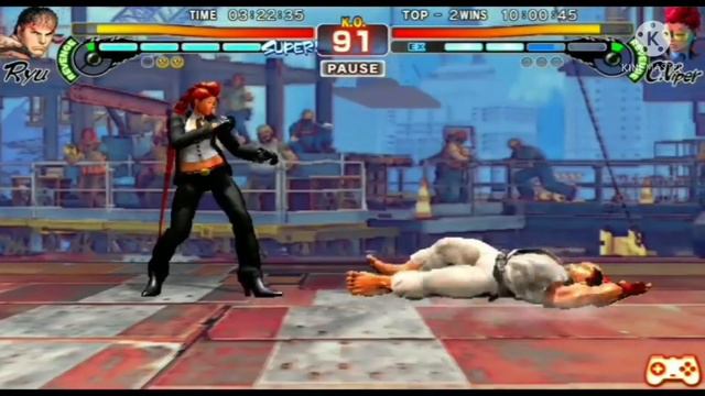 RYU vs C. VIPER - Street Fighter IV Champion Edition! смотреть онлайн