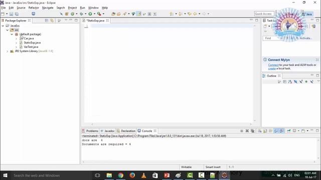 23 Static Variables in Java смотреть онлайн