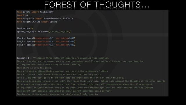 Forest of Thoughts: Boosting Large Language Models with LangChain and HuggingFace смотреть онлайн